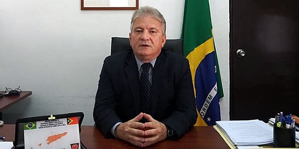 Embaixador do Brasil, em Timor Leste, Aldemo Garcia ressalta a importância da ASTRAL para o fortalecimento da rádio 92,9 timorense