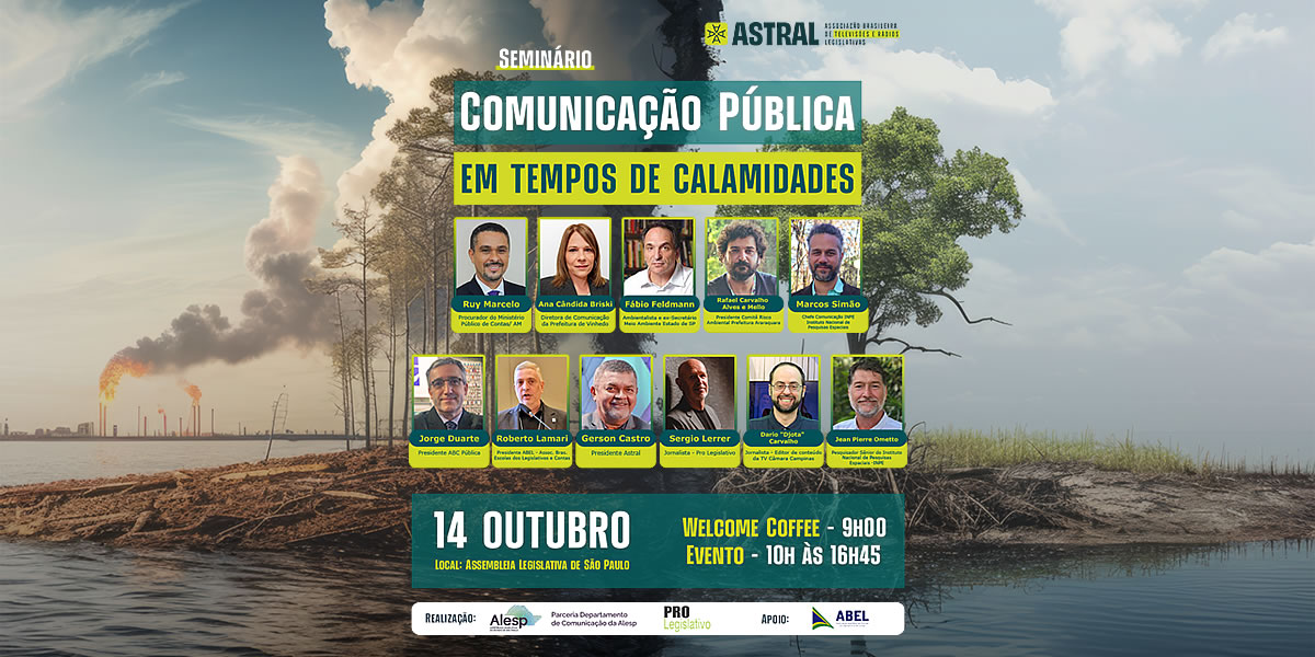 Seminário reforça o papel da comunicação pública para enfrentar a crise climática