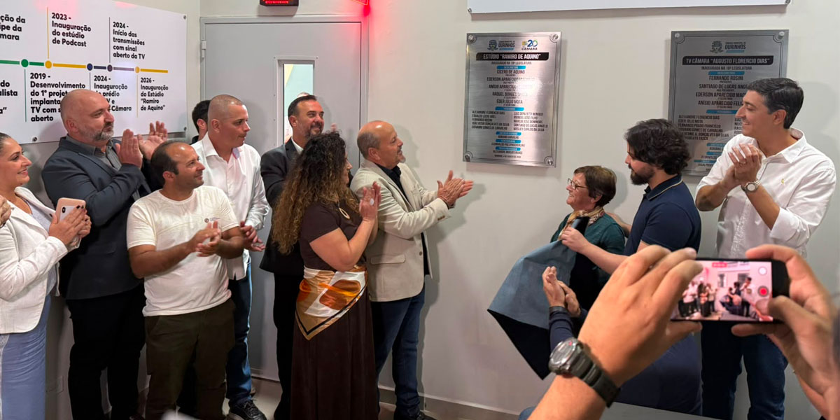 Câmara de Ourinhos inaugura novo estúdio da TV e reforça compromisso com a comunicação pública