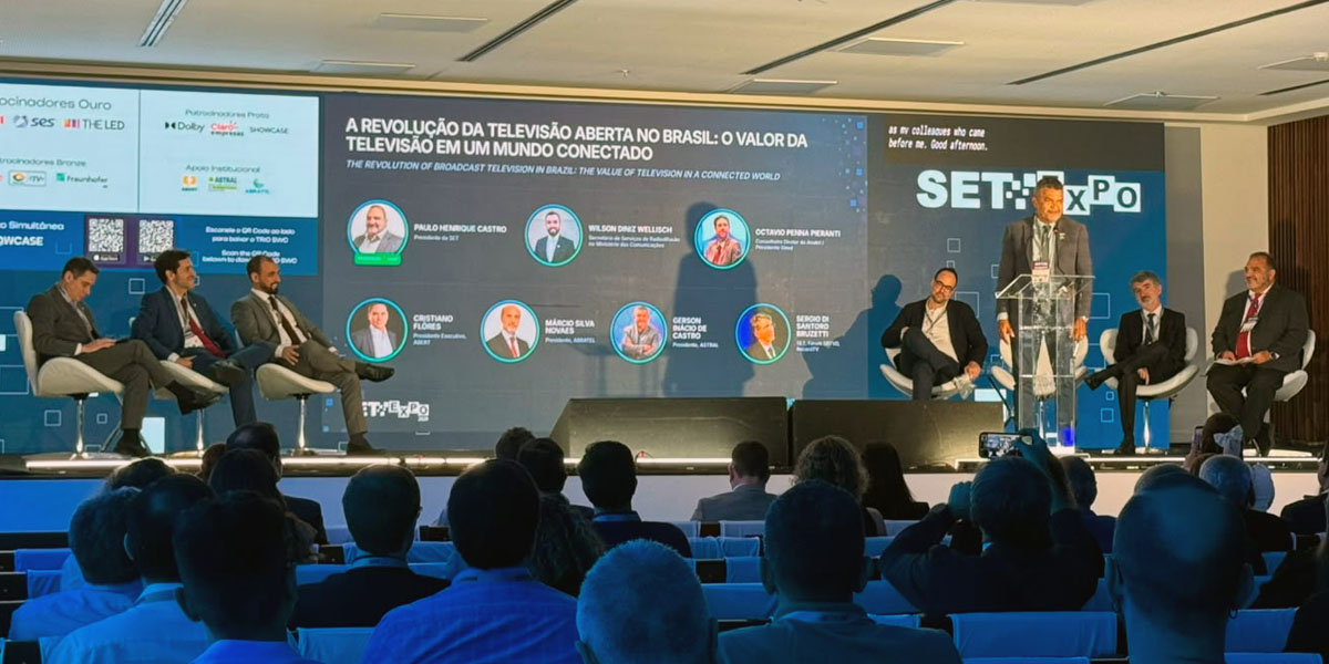 TV aberta é valor cultural do Brasil, disse Gerson de Castro na Set Expo
